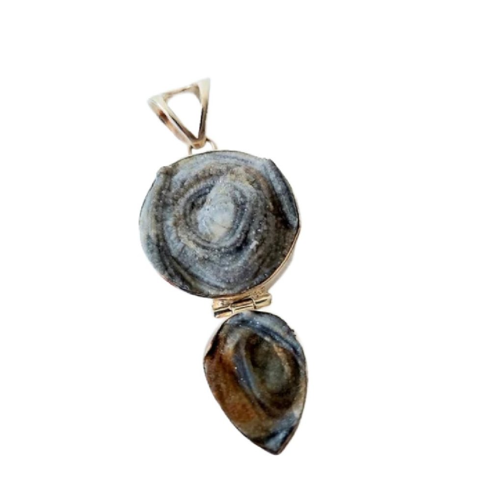 .925 + stone Artsy pendant